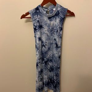 Justice stretchy tie-dye dress